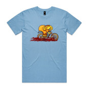 Huejly™ Quickly - Elephant Motorcycle - Mens Staple Tshirt